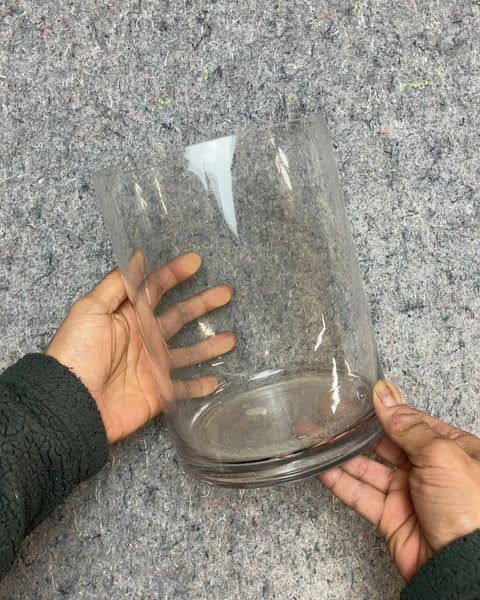 Yuge Clear Glass Cylinder Vase