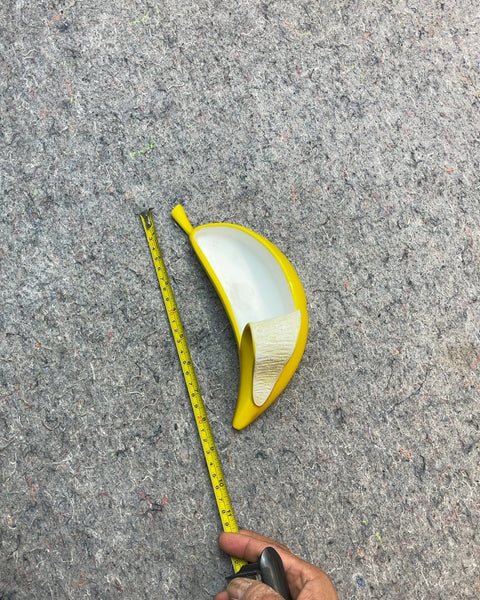 Banana Shaped Ceramic Dish
