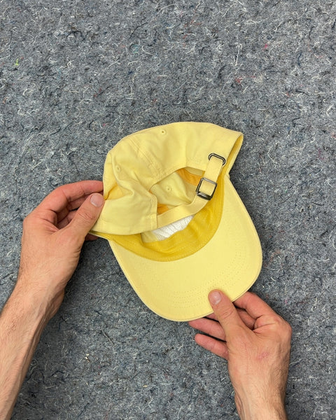 Yellow Baseball Cap with Embroidered Sun