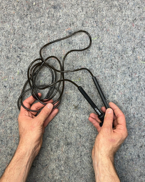Garage Fit Black Jump Rope