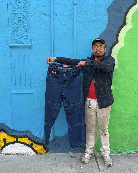 Omfura Blue Denim Jeans, Size 32