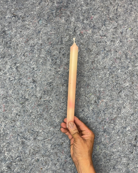 Pink Taper Candle
