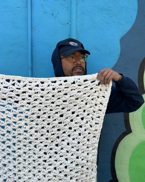 Chunky Knit Blanket, 40x40"