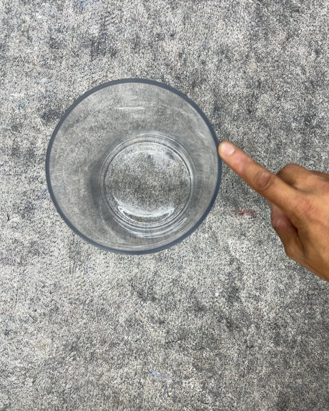 Largeass Glass Cylinder Vase, 6x10”