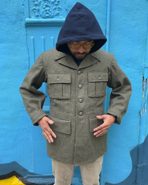 Vintage Swedish Army M39 Wool Field Jacket, Size M