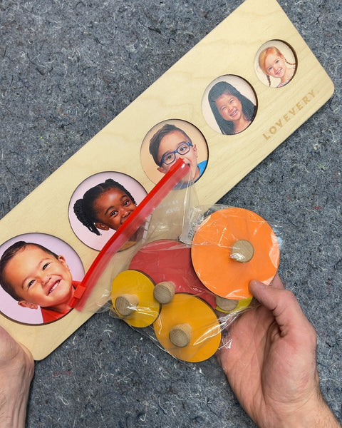 Lovevery Wooden Circle Puzzle Board