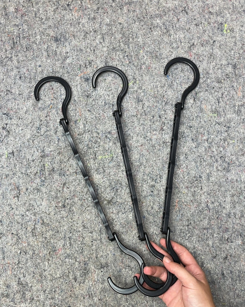 Black Plastic Space Saving Hangers