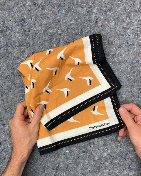 The Peacock Crew Bird Print Bandana