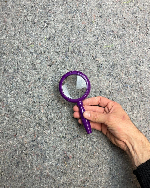 Purple Magnifying Glass