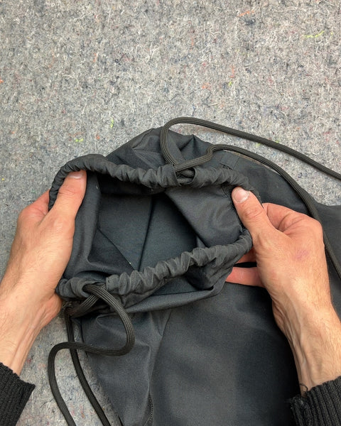 Black Drawstring Backpack