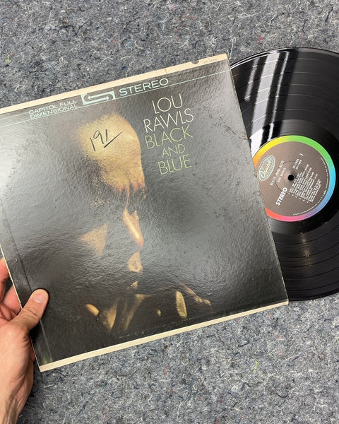 Lou Rawls Black and Blue Vinyl Record