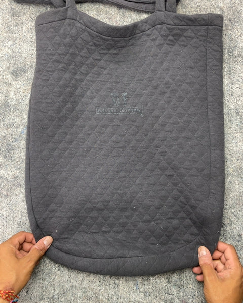 Fashion Brand Company Quilted Gray Tote Bag