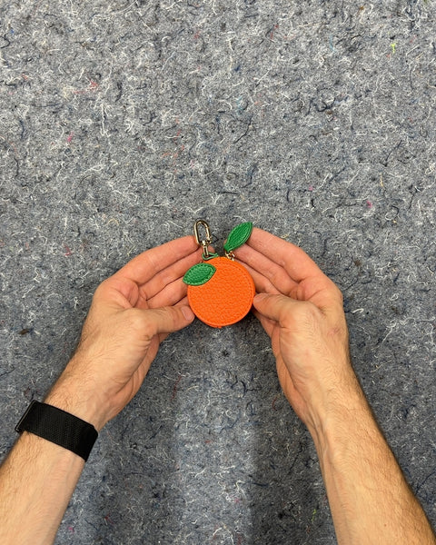 Orange Fruit Keychain Coin Purse
