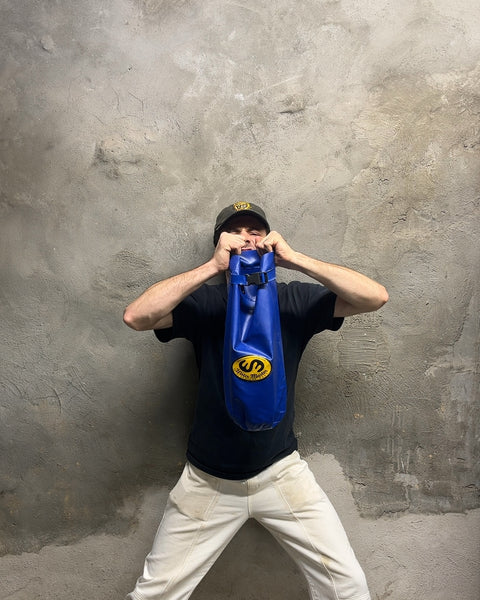 Blue Waterproof Diving Dry Bag With Rock Inside