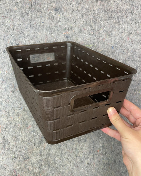Plastic Storage Basket, 8 x 11 in