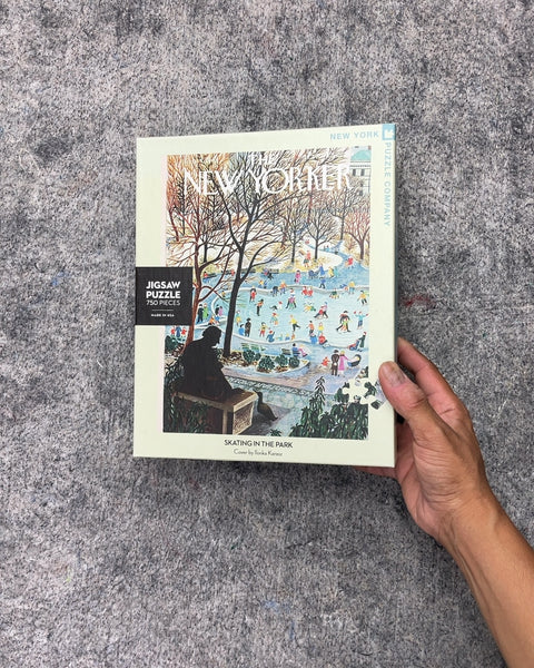 New Yorker Skating in the Park Jigsaw Puzzle