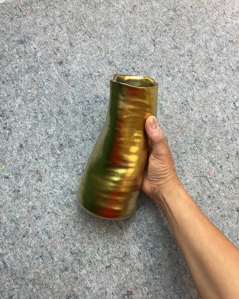 Gold Ceramic Vase