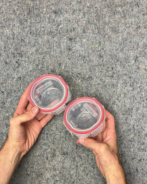 Lil' Pyrex Round Glass Food Storage Containers with Lids