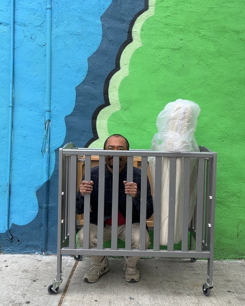 Dream On Me Foldable Baby Crib with Mattress