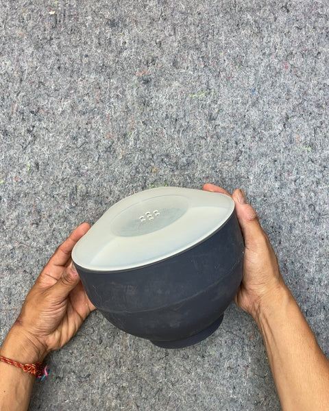 Black Collapsible Popcorn Maker