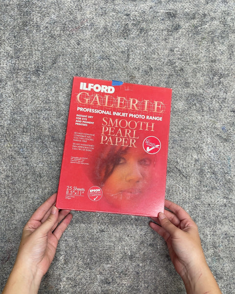 Ilford Galerie Smooth Pearl Inkjet Photo Paper 8.5x11 Inch
