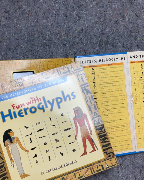 Fun with Hieroglyphs Activity Book & Stamps By The MET