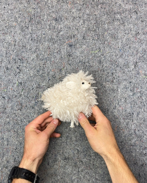 White Fluffy Sheep Plushie