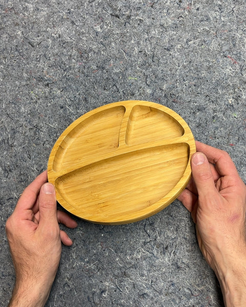 Bamboo Divided Serving Tray