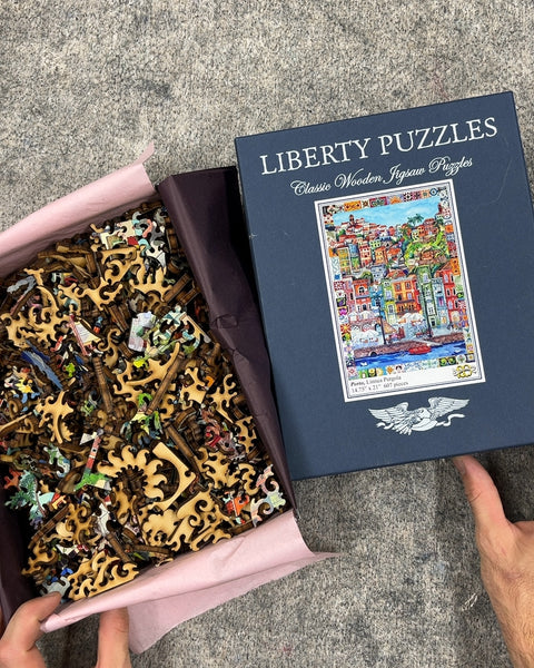 Liberty Puzzles Portofino Classic Wooden Jigsaw Puzzle, 607 Pieces