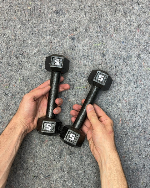 Pair of 5 Pound Dumbbells