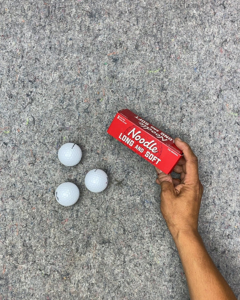 Noodle Long and Soft Golf Balls, 3-Pack