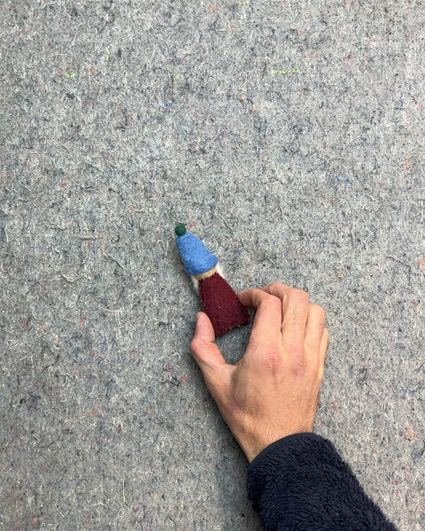 Felt Gnome Figurine