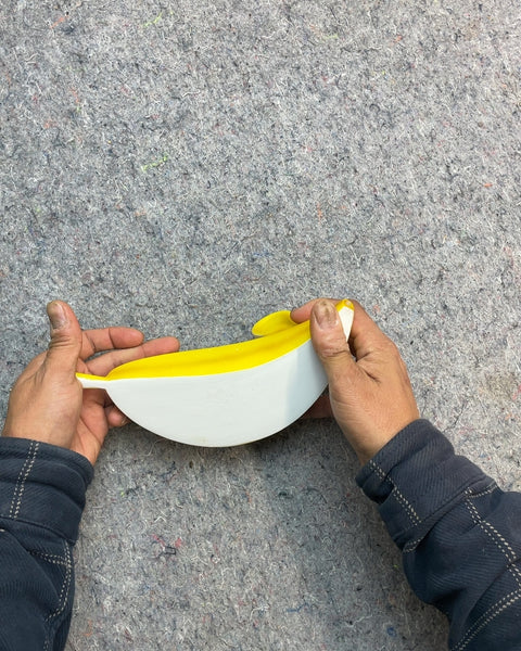 Banana Shaped Ceramic Dish