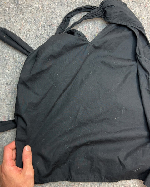 Who What Wear Black Button-Up Tank Top, Size S