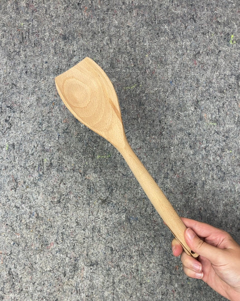Wooden Spatula with "First you make a Roux" Engraving