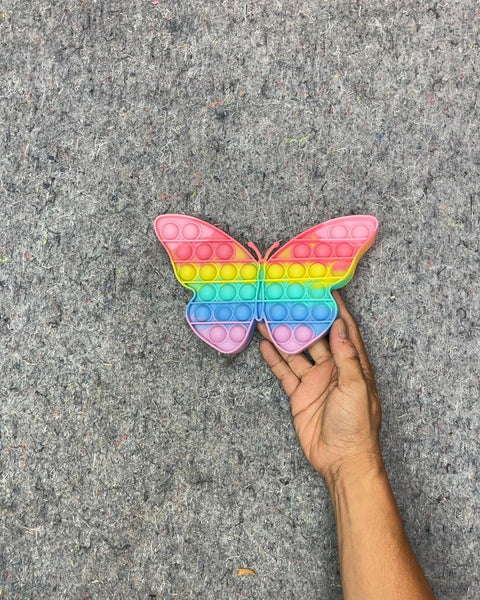 Rainbow Butterfly Pop It Fidget Toy