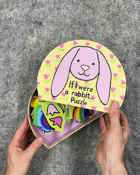 Cute If I Were a Rabbit Puzzle 15 Pieces Puzzle
