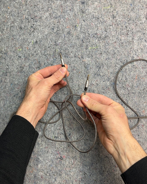 Braided Audio Jack to Audio Jack Cable