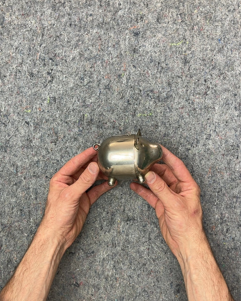 Silver Piggy Bank