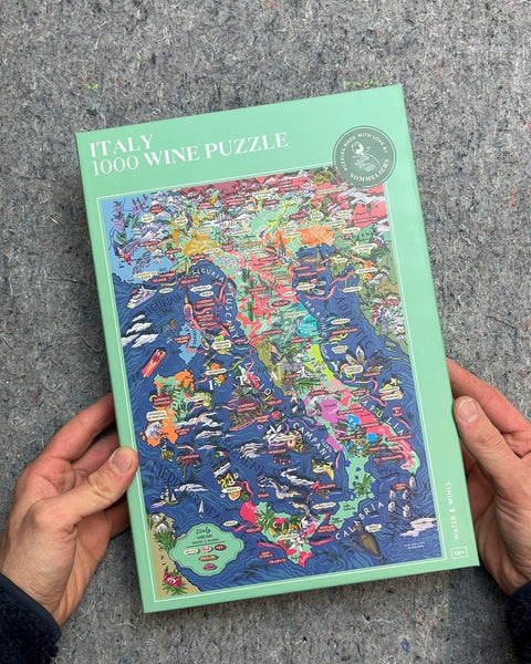Italy Wine Map Puzzle, 1000 Pieces