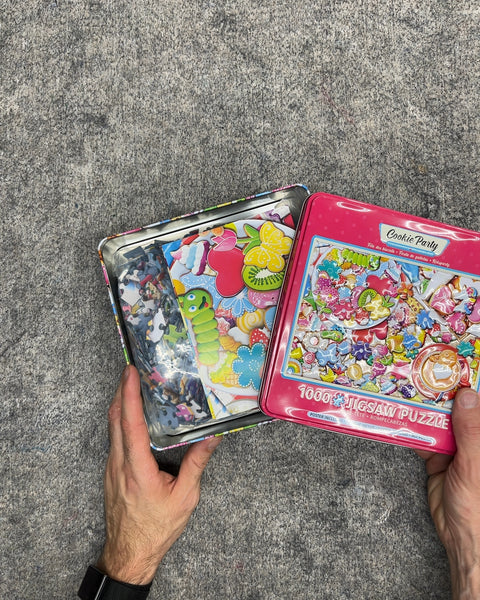 Cookie Party 1000-Piece Jigsaw Puzzle in Storage Tin