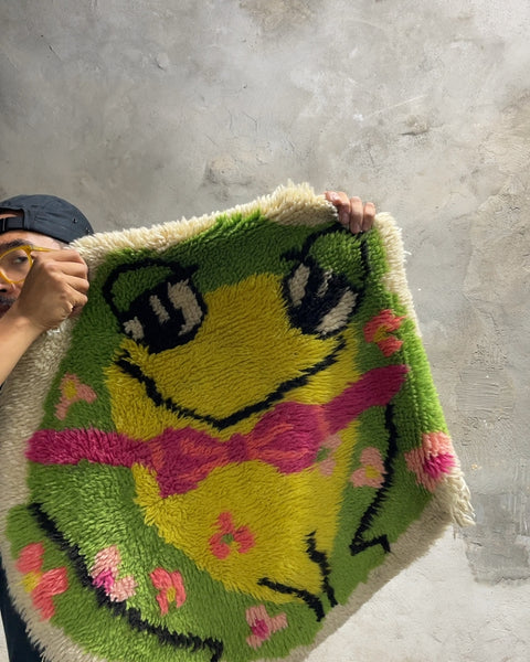 Frog Shaped Accent Rug That Smells Crazy Good, 28"