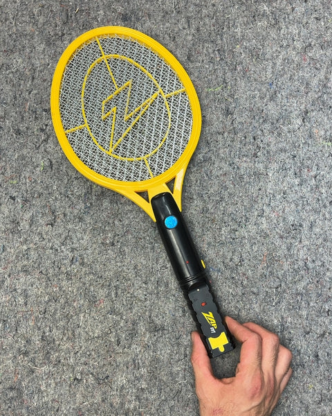 Yellow Electric Bug Zapper Racket