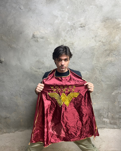 Wonder Woman Red and Gold Cape