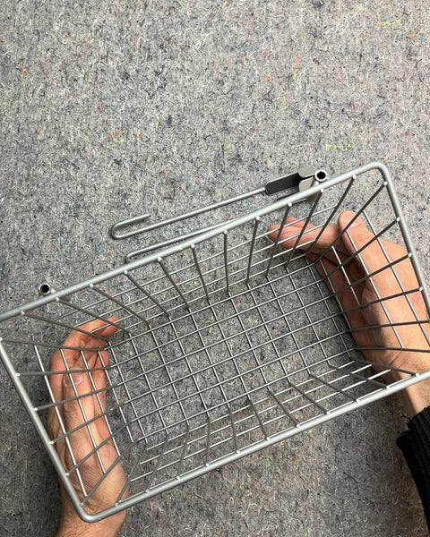 Metal Wire Hangable Basket, H8"