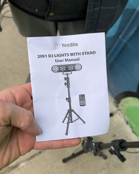 Like New YeeSite 2IN1 DJ Lights with Stand