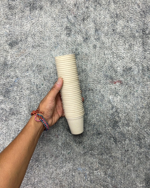 Stack of Disposable Potting Cups