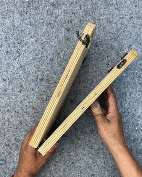 Wooden Shot Pong Game Board