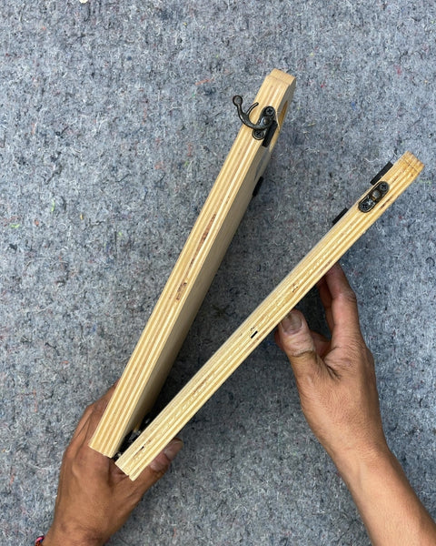 Wooden Shot Pong Game Board