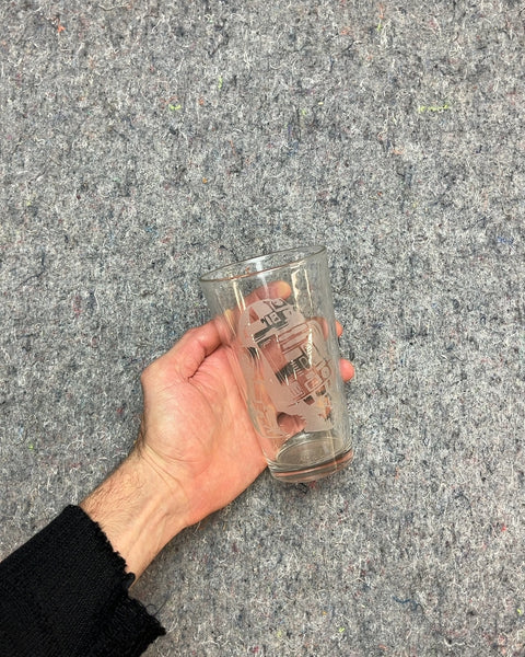 Etched R2-D2 Glass Cup